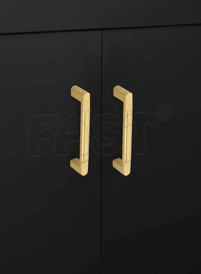 فاست مقبض سحب ذهبي مطلي بتقنية PVD من FAST CP35 لأبواب الخزائن، وأدراج المطبخ، وجميع أبواب الخزائن والأدراج الأخرى، قطعتان (96 مم 4 بوصة) - Image 4